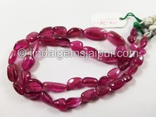 Rubellite Smooth Nugget Beads
